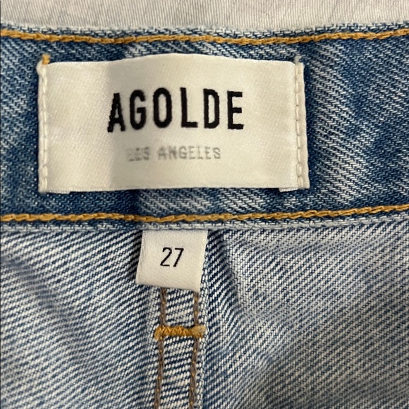 AGOLDE Parker LONG Shorts Women's Size 27 Button Up Fly - Picture 5 of 8